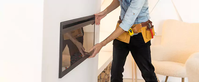 Metal Fireplace Installation in Hobart, Indiana