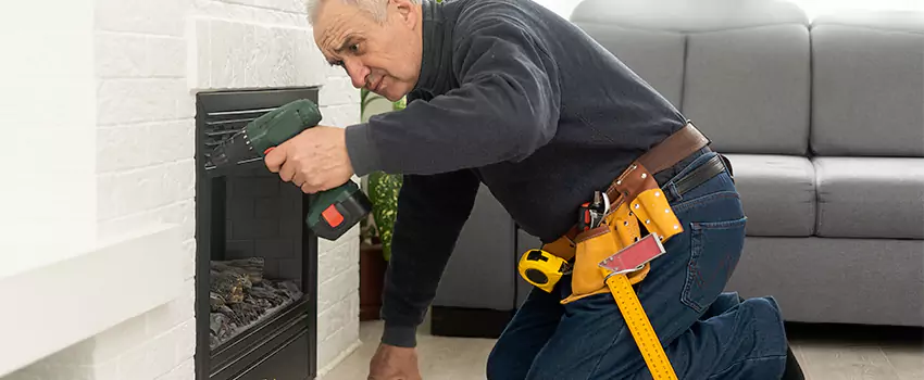 New Indoor Fireplace Installation in Hobart, Indiana