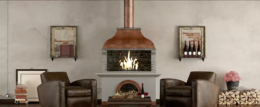 Thelin Hearth Products Providence Pellet Insert Fireplace Installation in Hobart, IN