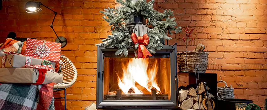Travis Industries Linear Gas Fireplace Installation in Hobart, Indiana