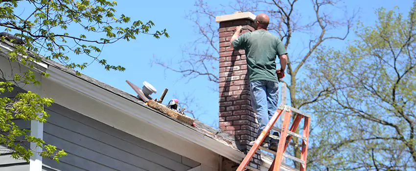 Vinyl and PVC Chimney Flashing Installation in Hobart, IN